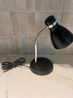 Vintage Zwarte bureaulamp / desklamp, Ophalen of Verzenden, Gebruikt, Metaal, Minder dan 50 cm