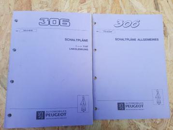 Werkplaatshandboek Peugeot 306 + Cabrio Elektrische schema's beschikbaar voor biedingen