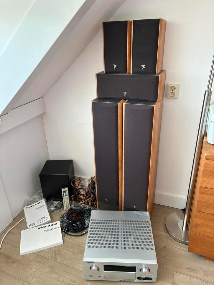 Zeer complete Marantz audio set, Audio, Tv en Foto, Home Cinema-sets, Gebruikt, Overige spelers, 7.1-systeem, 70 watt of meer