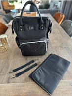 Zeer nette luiertas NanaBeebi zwart, Kinderen en Baby's, Luiertassen, Ophalen of Verzenden, Zo goed als nieuw, Rugzak