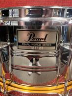 Pearl vintage snare Worldseries topstaat €111,-, Ophalen, Zo goed als nieuw, Pearl