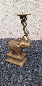 Bronzen Olifant kandelaar, decoratief en uniek😍, Antiek en Kunst, Antiek | Koper en Brons, Ophalen of Verzenden, Brons