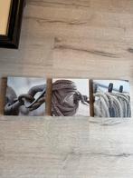 Set van 3 maritieme foto's op kanvas doek, Huis en Inrichting, Woonaccessoires | Schilderijen, Tekeningen en Foto's, Ophalen of Verzenden