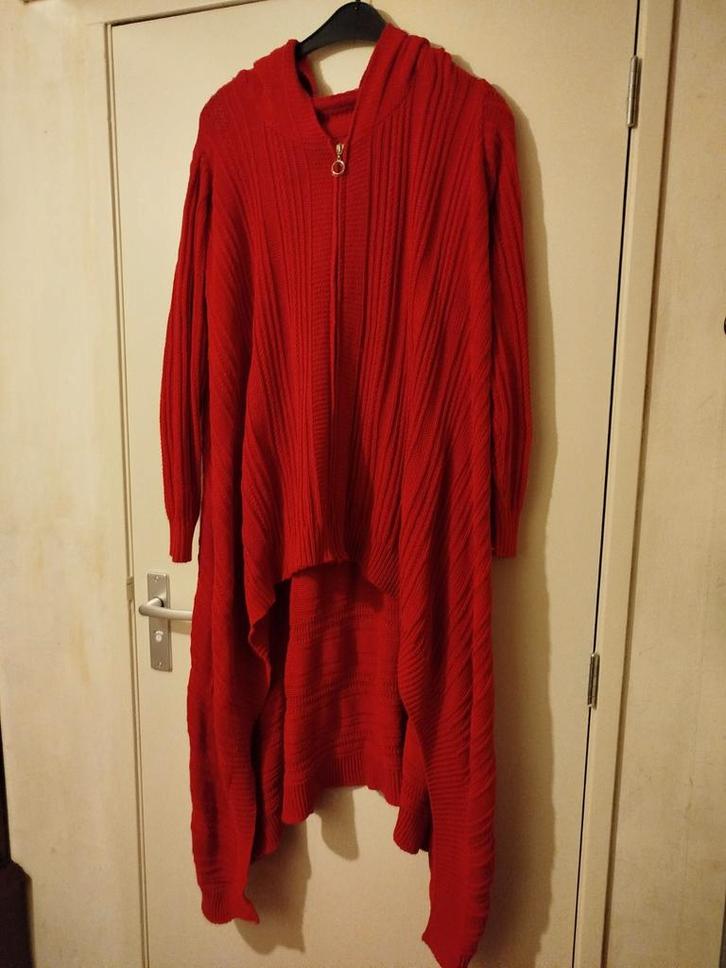 Rood Keko vest, Kleding | Dames, Grote Maten, Gedragen, Trui of Vest, Rood, Ophalen of Verzenden