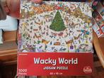 Diverse Wacky world jigsaw puzzels 1000 stukjes, Zo goed als nieuw, Ophalen