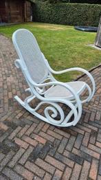 Schommelstoel, Huis en Inrichting, Stoelen, Ophalen, Gebruikt, Wit, Eén