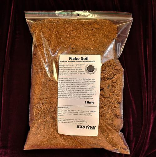 Flake soil substraat voor kevers, miljoenpoten, pissebedden, Dieren en Toebehoren, Insecten en Spinnen, Overige soorten