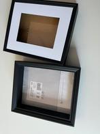 Ikea verdiepte (foto) lijst, 2 stuks zwart, Ophalen, Hout, Minder dan 50 cm