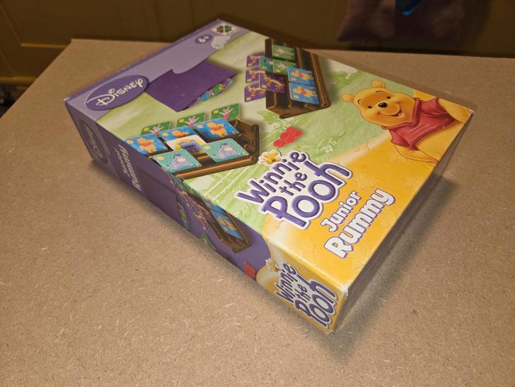 Junior rummy - Winnie the Pooh, Hobby en Vrije tijd, Gezelschapsspellen | Bordspellen, Gebruikt, Een of twee spelers, Drie of vier spelers