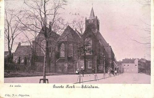 (388-533-031) Schiedam Groote Kerk, Verzamelen, Ansichtkaarten | Nederland, Zuid-Holland, Verzenden