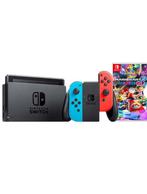 Nintendo switch rood/blauw + mariokart, Spelcomputers en Games, Ophalen, Met games, Met 2 controllers, Zo goed als nieuw