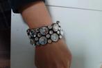 Armband met steentjes, Gebruikt, Ophalen of Verzenden, Met edelsteen, Zilver