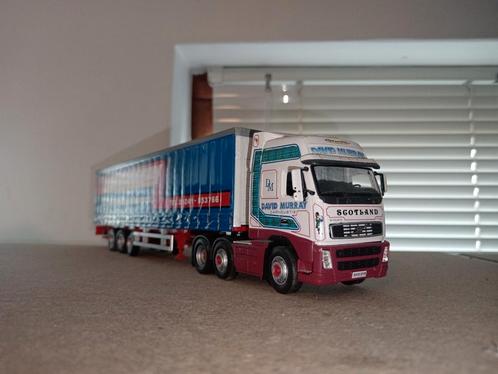 Volvo FH zeiloplegger David Murray Tekno, Hobby en Vrije tijd, Modelauto's | 1:50, Nieuw, Bus of Vrachtwagen, Tekno, Ophalen of Verzenden