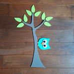 Wanddecoratie Kinderkamer - Boom met Uil, Ophalen of Verzenden, Wanddecoratie
