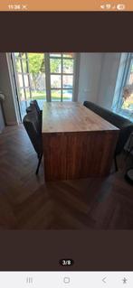 Zeer mooie kwaliteit eettafel 220 x 100 cm, Ophalen, 100 tot 150 cm, 200 cm of meer, Zo goed als nieuw