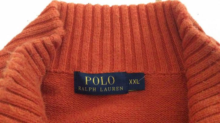 Ralph lauren trui maat xxl, nette staat, Kleding | Heren, Truien en Vesten, Gedragen, Overige maten, Oranje, Ophalen of Verzenden