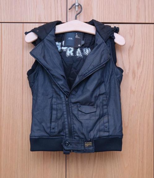 Nieuw: G-Star Raw zwarte hooded bodywarmer; mt 34/36 (small), Kleding | Dames, Bodywarmers, Nieuw, Maat 34 (XS) of kleiner, Zwart