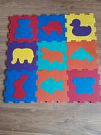 Foam vloerpuzzel 90x90 met dieren, Ophalen of Verzenden, Zo goed als nieuw