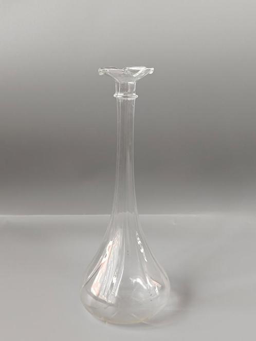 Antiek glazen vaasje art deco jugendstil bloem handgeblazen, Antiek en Kunst, Antiek | Glas en Kristal, Ophalen of Verzenden