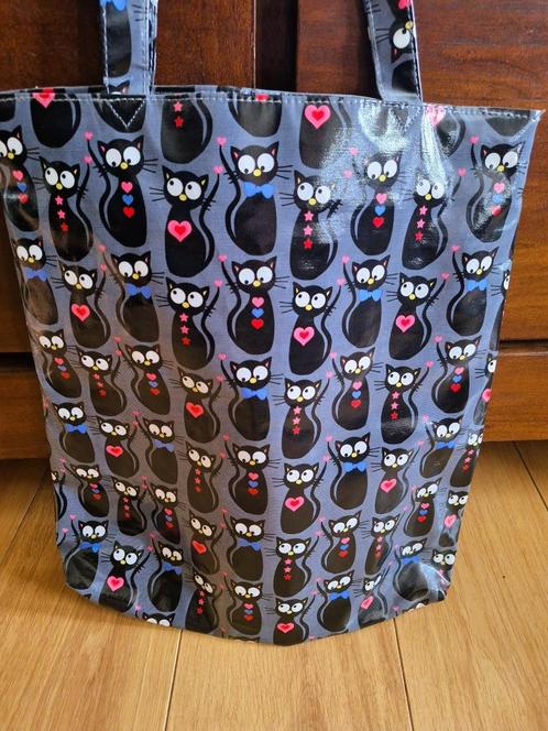 Nieuwe tas/shopper met poezen, met binnen voering, Sieraden, Tassen en Uiterlijk, Tassen | Damestassen, Nieuw, Shopper, Overige kleuren