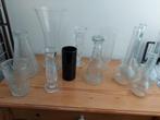 Vazen / Karaf met dop zie foto' s = € 5,00 per stuk, Huis en Inrichting, Ophalen, Overige kleuren, Glas, Minder dan 50 cm