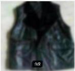 Dames Body warmer maat 44 zwart, met bontkraag, Kleding | Dames, Ophalen of Verzenden, Zo goed als nieuw, Maat 42/44 (L), Zwart