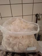 Gewassen witte wol,zak 450gr, Hobby en Vrije tijd, Ophalen of Verzenden, Nieuw, Spinwol