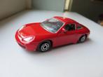 Welly Porche 911 966 Carrera rood 3 inch, Ophalen of Verzenden, Zo goed als nieuw, Auto