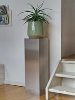 rvs roestvrij staal zuil / sokkel/ pilaar 26x26x80 cm, Huis en Inrichting, Woonaccessoires | Zuilen en Pilaren, Ophalen, Zo goed als nieuw