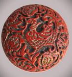 Snuifdoos~Chinees~Cinnabar Feniks~Rood~Qing dynastie, Ophalen of Verzenden