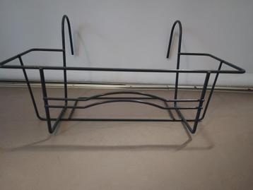 Balkonrek voor planten, grijs, 3 stuks beschikbaar voor biedingen