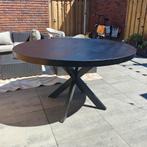 Eettafel van mangohout 140 CM zwart ongebruikt #8, Ophalen, Nieuw, Rechthoekig, 100 tot 150 cm