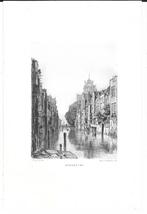 1881 - Dordrecht, Antiek en Kunst, Kunst | Etsen en Gravures, Ophalen of Verzenden
