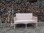 bankje buiten/binnen rotan kunststof, Ophalen, Gebruikt, Kunststof