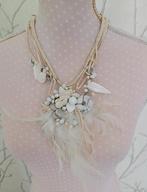 Witte Ketting, Overige materialen, Verstelbaar, Wit, Nieuw