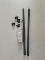 IKEA Komplement roede 75cm - Grijs - 2 stuks, Gebruikt, Minder dan 100 cm, Metaal, Met hangruimte