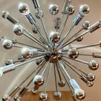 Vintage sputnik hanglamp, Huis en Inrichting, Gebruikt, Metaal, 50 tot 75 cm, Ophalen