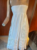 TWIN-SET strapless jurk met kant xs origineel ZGAN OFFWHITE, Kleding | Dames, Jurken, Maat 34 (XS) of kleiner, Ophalen of Verzenden