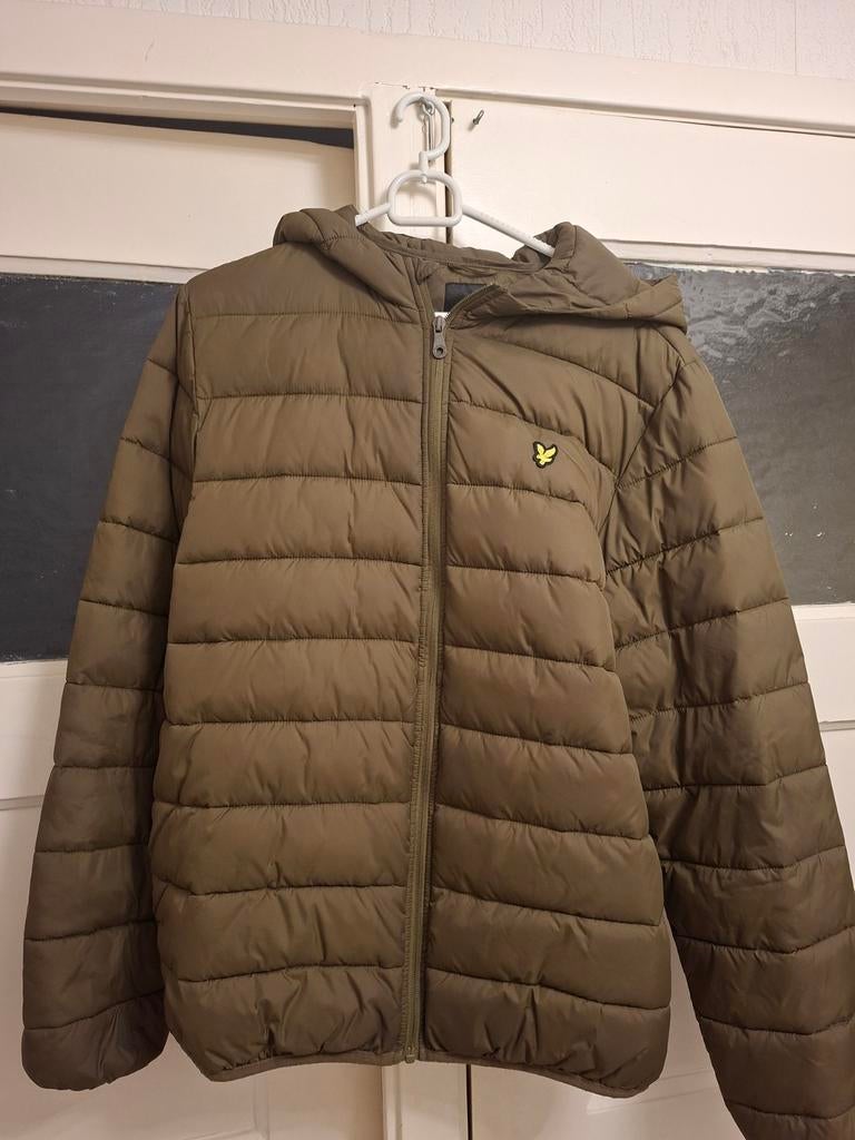 Lyle and scott jas. Olijfgroen. Maat 15/16 jaar., Kinderen en Baby's, Kinderkleding | Maat 176, Ophalen, Gebruikt, Lyle & Scott