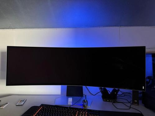 Samsung Odyssey G9 OLED gaming monitor (Smart-versie), Computers en Software, Monitoren, Gebruikt, 201 Hz of meer, DisplayPort
