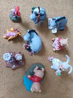 Pooh &friends beeldjes met gouden eikeltjes of blaadje., Verzamelen, Disney, Ophalen of Verzenden, Winnie de Poeh of vrienden