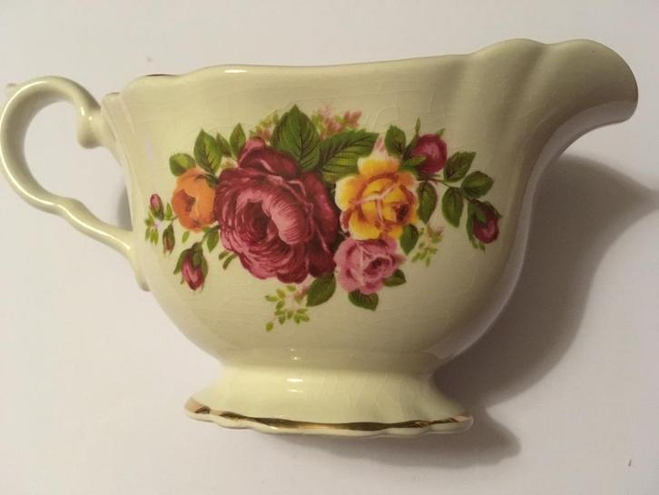 SUIKER EN MELKKAN OLD FOLEY JAMES KENT MADE IN ENGLAND, Antiek en Kunst, Antiek | Servies los, Ophalen