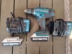 Makita 18V Accu Boormachine 2 x Accu 2 x Lader, Boormachine, 600 watt of meer, Variabele snelheid, Ophalen of Verzenden