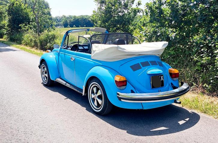 Volkswagen  Kever cabriolet 1303 LS 1.6, Auto's, Oldtimers, Particulier, Volkswagen, Benzine, Cabriolet, Handgeschakeld, Blauw