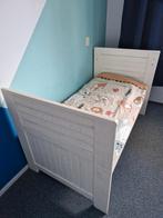 Peuterbed met white-wash look 70x150cm inclusief matras, Kinderen en Baby's, Kinderkamer | Complete kinderkamers, Ophalen, Gebruikt