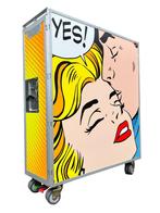 Noboringo Full size vliegtuig trolley  "Pop art YES!", 50 tot 100 cm, Overige materialen, 25 tot 50 cm, 100 tot 150 cm