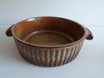 Ovenschaal vintage Ceramiche Partenopee Italy, d 21cm h 7cm, Ophalen of Verzenden, Aardewerk, Overige stijlen, Schaal of Schalen