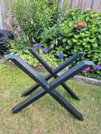 Tafelpoten metalen onderstel buitentafel, Huis en Inrichting, Tafelonderdelen, Ophalen, Gebruikt, Rechthoekig, 50 tot 100 cm