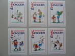 nr7 stickers WK Voetbal 1984 USA, Ophalen of Verzenden, Meerdere stickers