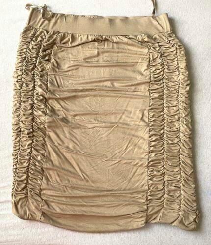 R&M rok maat L/XL, Kleding | Dames, Rokken, Zo goed als nieuw, Maat 42/44 (L), Beige, Boven de knie, Ophalen of Verzenden